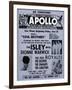 Apollo Theatre Ad: Soul Brothers, Isley Brothers, Dionne Warwick, Five Royales, Charades, Carletons-null-Framed Art Print