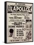 Apollo Theatre Ad: Soul Brothers, Isley Brothers, Dionne Warwick, Five Royales, Charades, Carletons-null-Framed Stretched Canvas