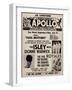 Apollo Theatre Ad: Soul Brothers, Isley Brothers, Dionne Warwick, Five Royales, Charades, Carletons-null-Framed Art Print