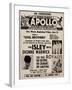 Apollo Theatre Ad: Soul Brothers, Isley Brothers, Dionne Warwick, Five Royales, Charades, Carletons-null-Framed Art Print