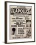 Apollo Theatre Ad: Soul Brothers, Isley Brothers, Dionne Warwick, Five Royales, Charades, Carletons-null-Framed Art Print