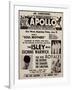 Apollo Theatre Ad: Soul Brothers, Isley Brothers, Dionne Warwick, Five Royales, Charades, Carletons-null-Framed Art Print