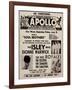 Apollo Theatre Ad: Soul Brothers, Isley Brothers, Dionne Warwick, Five Royales, Charades, Carletons-null-Framed Art Print