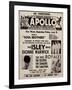 Apollo Theatre Ad: Soul Brothers, Isley Brothers, Dionne Warwick, Five Royales, Charades, Carletons-null-Framed Art Print
