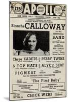 Apollo Theatre: Blanche Calloway and Band, Three Kadets, Perry Twins, 5 Top Hats and More-null-Mounted Art Print