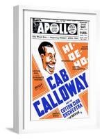 Apollo Theatre: Cab Calloway, Nicodemus, Sixteen Harperettes, Lethia Hill, and Dynamite Hooker-null-Framed Art Print