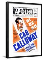 Apollo Theatre: Cab Calloway, Nicodemus, Sixteen Harperettes, Lethia Hill, and Dynamite Hooker-null-Framed Art Print