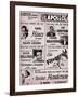 Apollo Theatre: Earl Hines, Louis Armstrong, Ella Fitzgerald, Fletcher Henderson and More-null-Framed Art Print