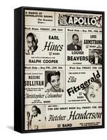Apollo Theatre: Earl Hines, Louis Armstrong, Ella Fitzgerald, Fletcher Henderson and More-null-Framed Stretched Canvas