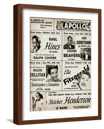 'Apollo Theatre: Earl Hines, Louis Armstrong, Ella Fitzgerald, Fletcher
