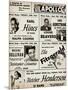 Apollo Theatre: Earl Hines, Louis Armstrong, Ella Fitzgerald, Fletcher Henderson and More-null-Mounted Art Print