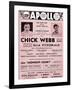 Apollo Theatre  Handbill: Chick Webb, Ella Fitzgerald, Cook and Brown, Wolford's Pets and More-null-Framed Art Print