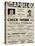 Apollo Theatre  Handbill: Chick Webb, Ella Fitzgerald, Cook and Brown, Wolford's Pets and More-null-Stretched Canvas