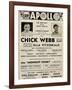 Apollo Theatre  Handbill: Chick Webb, Ella Fitzgerald, Cook and Brown, Wolford's Pets and More-null-Framed Art Print