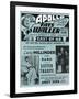 Apollo Theatre  Handbill: Fats Waller, Lucky Millinder, Sister Tharpe-null-Framed Art Print