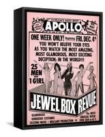 Apollo Theatre Jewel Box Revue: Gorgeous and Glamorous, 25 Men and 1 Girl-null-Framed Stretched Canvas