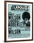 Apollo Theatre: Nancy Wilson, Cannonball Adderley, Duke Pearson, Flip Wilson, and The Impacts; 1968-null-Framed Art Print