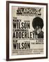 Apollo Theatre: Nancy Wilson, Cannonball Adderley, Duke Pearson, Flip Wilson, and The Impacts; 1968-null-Framed Art Print