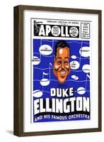 Apollo Theatre Newspaper Ad: Duke Ellington and Orchestra, Isabel Brown, Ivy Anderson and More-null-Framed Art Print