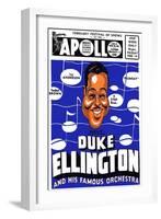 Apollo Theatre Newspaper Ad: Duke Ellington and Orchestra, Isabel Brown, Ivy Anderson and More-null-Framed Art Print