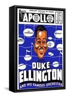 Apollo Theatre Newspaper Ad: Duke Ellington and Orchestra, Isabel Brown, Ivy Anderson and More-null-Framed Stretched Canvas