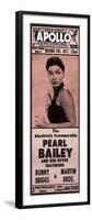 Apollo Theatre Newspaper Ad: Pearl Bailey and Her Revue, Bunny Briggs, and Martin Brothers; 1965-null-Framed Art Print