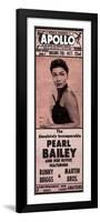 Apollo Theatre Newspaper Ad: Pearl Bailey and Her Revue, Bunny Briggs, and Martin Brothers; 1965-null-Framed Art Print