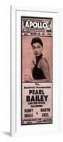 Apollo Theatre Newspaper Ad: Pearl Bailey and Her Revue, Bunny Briggs, and Martin Brothers; 1965-null-Framed Art Print