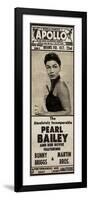Apollo Theatre Newspaper Ad: Pearl Bailey and Her Revue, Bunny Briggs, and Martin Brothers; 1965-null-Framed Art Print
