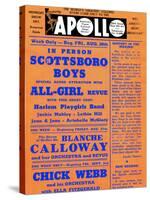 Apollo Theatre: Scottsboro Boys, Blanche Calloway, Chick Webb, Ella Fitzgerald, and More-null-Stretched Canvas