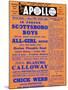 Apollo Theatre: Scottsboro Boys, Blanche Calloway, Chick Webb, Ella Fitzgerald, and More-null-Mounted Art Print