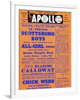 Apollo Theatre: Scottsboro Boys, Blanche Calloway, Chick Webb, Ella Fitzgerald, and More-null-Framed Art Print