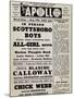 Apollo Theatre: Scottsboro Boys, Blanche Calloway, Chick Webb, Ella Fitzgerald, and More-null-Mounted Art Print