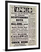 Apollo Theatre: Scottsboro Boys, Blanche Calloway, Chick Webb, Ella Fitzgerald, and More-null-Framed Art Print