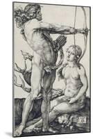 Apollo und Diana. Um 1503 - 04-Albrecht Durer-Mounted Giclee Print