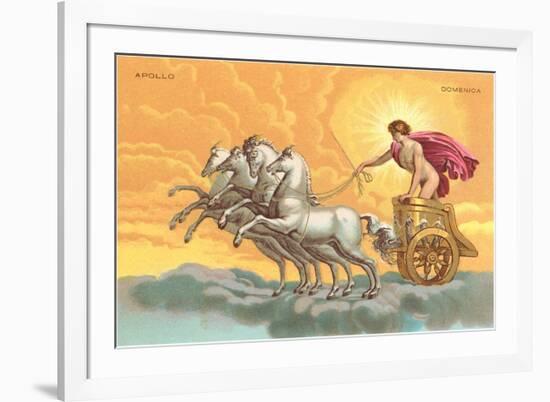 Apollo with Chariot-null-Framed Premium Giclee Print