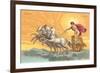 Apollo with Chariot-null-Framed Premium Giclee Print