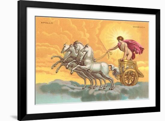 Apollo with Chariot-null-Framed Premium Giclee Print