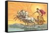 Apollo with Chariot-Found Image Press-Framed Stretched Canvas