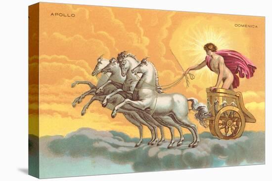 Apollo with Chariot-Found Image Press-Stretched Canvas