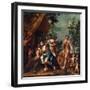 Apollo with Three Graces, Venus, Cupid and Pan-Marcantonio Franceschini-Framed Giclee Print