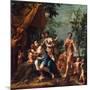 Apollo with Three Graces, Venus, Cupid and Pan-Marcantonio Franceschini-Mounted Giclee Print