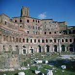 View of Trajans Market from the Forum of Trajan-Apollodorus of Damascus-Photographic Print
