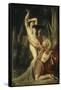 Apollon et Daphne-Theodore Chasseriau-Framed Stretched Canvas