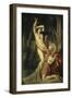 Apollon et Daphne-Theodore Chasseriau-Framed Giclee Print