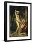 Apollon et Daphne-Theodore Chasseriau-Framed Giclee Print