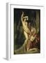 Apollon et Daphne-Theodore Chasseriau-Framed Giclee Print