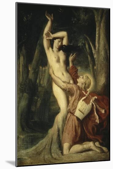 Apollon et Daphne-Theodore Chasseriau-Mounted Giclee Print