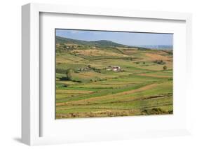 Apollonia, or Apoloni, Fier Region, Albania. Typical countryside viewed from the ruins of Apollo...-null-Framed Photographic Print