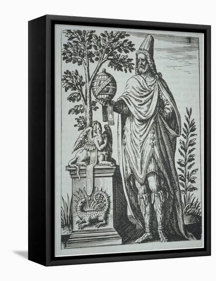 Apollonius of Tyana Book Illustration-Johann Theodor de Bry-Framed Stretched Canvas